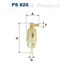 PS 820 FILTRON Фильтр топливный (WF8125 WIX) PS 820 FILTRON Фильтр топливный (WF8125 WIX)